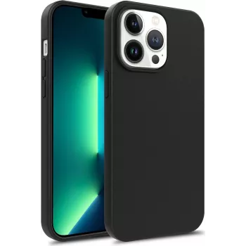 CYOO Premium Husă din silicon lichid pentru Apple iPhone 14 Plus - negru CY122779