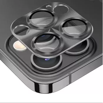 Protecție pentru obiectivul camerei din sticlă călită CYOO pentru iPhone 15 / 15 Plus (CY123461)