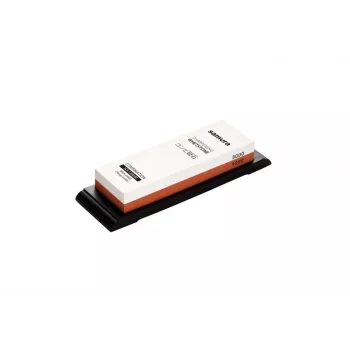Piatră de apă cu două fețe SAMURA SBS-1300/M pentru cuțite de bucătărie, granulație 3000/8000, cu bază din silicon antiderapant