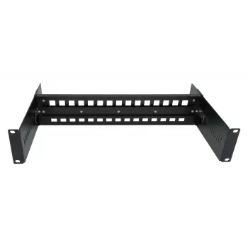 Kit de montare în rack EXSYS DIN-Rail, 2U, 19 inch, șină DIN 35mm, negru EX-6090