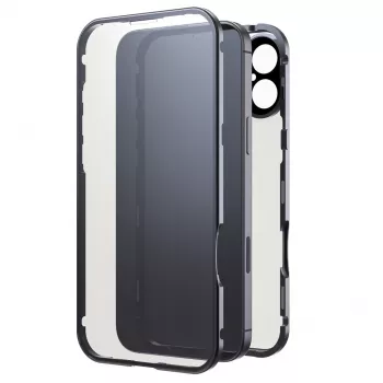 Black Rock Cover 360° sticlă pentru Apple iPhone 16 Plus, negru 00228104