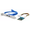 Placă EXSYS EX-48010-3 Mini PCIe USB 3.2 Gen 1 cu 2 porturi (NEC)