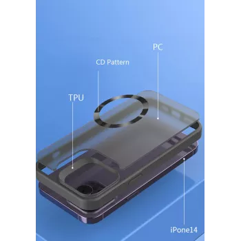 Husă CYOO MagSafe pentru iPhone 15 Plus - transparent (CY123277)