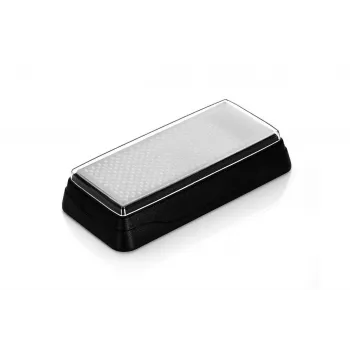 Ascuțitor manual de cuțite prin tragere SAMURA SDS-360, ceramică cu 2 trepte, negru