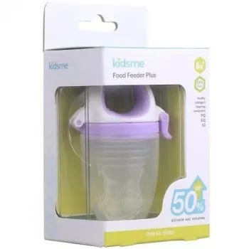 Dispozitiv de hrănire pentru bebeluși Kidsme Food Feeder Plus de la 6 luni, lavandă