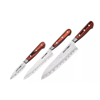 SAMURA 3-piece knife set