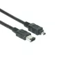 EXSYS FireWire 1394a Cable 6-Pin to 4-Pin, 1.5 m, Black EX-K6810
