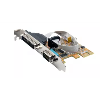 Placă serială RS-232 EXSYS EX-44083 PCIe cu 2 porturi, ASIX AX99100, DB9, Low Profile