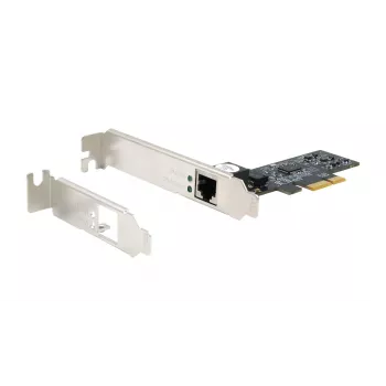 Placă de rețea EXSYS 5 Gigabit Ethernet PCIe x1, Realtek RTL8126, RJ45, Low Profile EX-60151