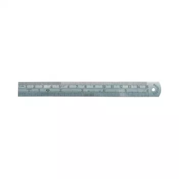 Riglă din oțel inoxidabil C.K Tools, 150 mm / 6 inch, gradații mm și inch (T3530 06)