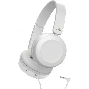 Căști cu fir și microfon JVC, albe