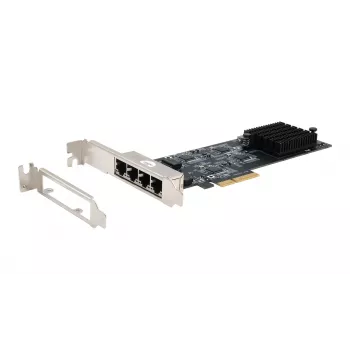 Placă Quad 5 Gigabit Ethernet PCIe x4 EXSYS (Realtek RTL8126) EX-60154