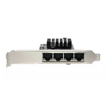 Placă Quad 5 Gigabit Ethernet PCIe x4 EXSYS (Realtek RTL8126) EX-60154