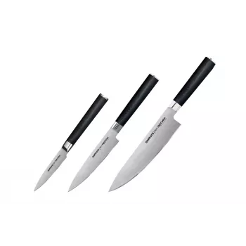 SAMURA MO-V 3-piece kitchen knife set