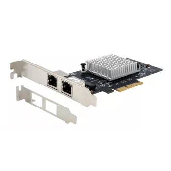 Placă PCIe x4 dual 1 Gigabit Ethernet EXSYS EX-60202, chipset Intel I350-AM2, 2x RJ45, cu suport Low Profile inclus