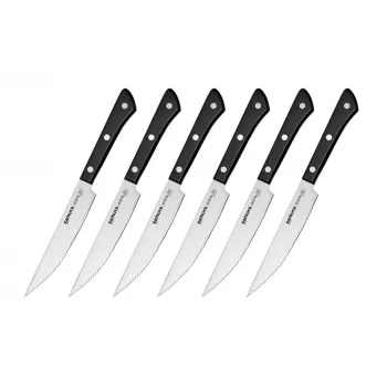 SAMURA 6-piece steak knife set