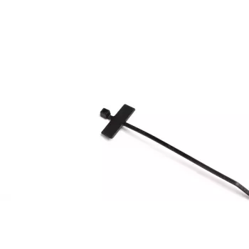 Bandă de legare din poliamidă HellermannTyton IT18R neagră, 100 mm x 2,5 mm, set de 1000 111-81860