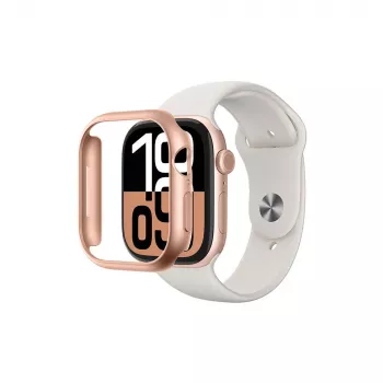 Carcasă Minimal AMAZINGTHING pentru Apple Watch 46mm – auriu roz