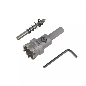 Burghiu de centrare cu arc pentru carote TCT C.K T3218, pachet de 3, 6 mm HSS