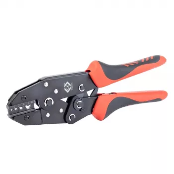 Clește de sertizat cu clichet C.K Tools T3697A pentru papuci neizolați 1-10 mm²