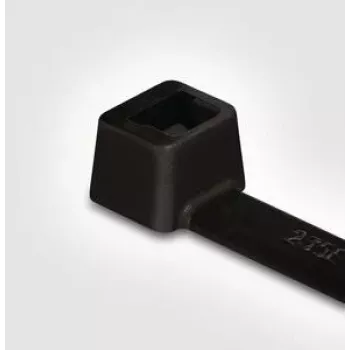 Coliere de cablu din poliamidă HellermannTyton T50S negre, pachet de 100 (T 50 S-W)
