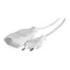CUC Exertis Connect 573722 Indoor Power Extension Cable, 1 AC Outlet, 1.8 m, White