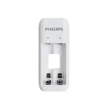 Încărcător de acumulatori Philips SCB2070NB/00 cu 2x acumulatori AA 700 mAh