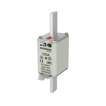 Eaton 100NHG02B Siguranță NH D02 100 A 500 V gG cu indicator mecanic, pachet de 3