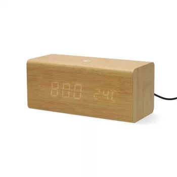 Radio-reveil digital Nedis, lemn