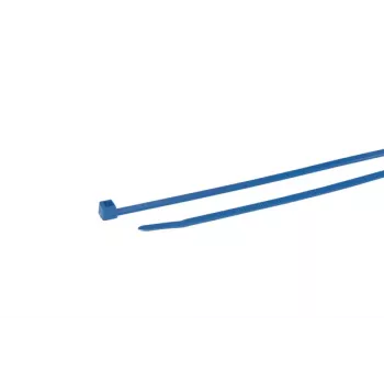 Colier de cablu din poliamidă HellermannTyton T50R albastru, 200mm x 4,6mm, 100 bucăți (111-04800)