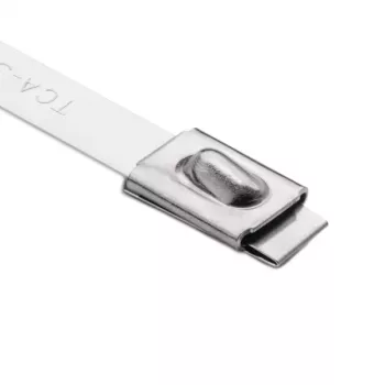 Colier de cablu din oțel inoxidabil HellermannTyton MBT33H, 360 mm x 7,9 mm, pachet de 50 (111-94339)