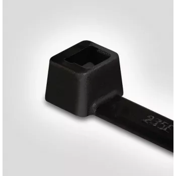 Colier de cablu HellermannTyton T50L poliamidă negru 100 bucăți (111-05440)