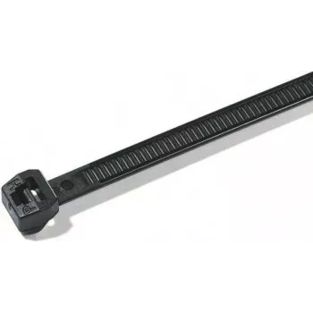 Colier de cablu HellermannTyton T50MOS-HS-BK-C1, 245 mm x 4,6 mm, negru, 100 bucăți