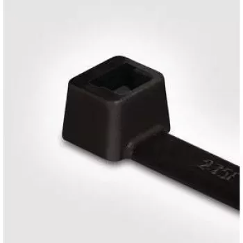 Coliere de cablu HellermannTyton T30L PA66 BK 100, negru, 200mm x 3,6mm, 100 buc.
