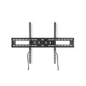 Suport TV fix de perete Nedis pentru ecrane de 60-100 inch, max. 75 kg, VESA 200x200 până la 800x400, negru