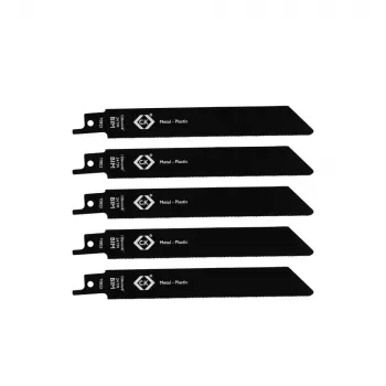 Lame de ferăstrău alternativ C.K Tools T0823 24 TPI, 150 mm, bimetal, 5 buc.