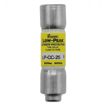 Eaton LP-CC-25 Siguranță cu întârziere clasa CC 25A 600V, pachet de 10