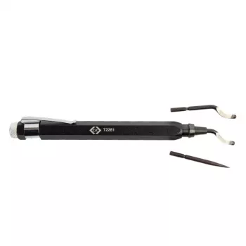 Set de debavurare C.K Tools T2281 cu 3 lame HSS
