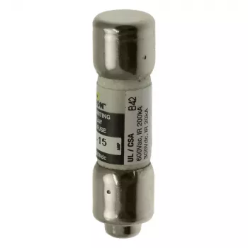 Siguranță fuzibilă cu întârziere Eaton FNQ-R-15, 15 A, 600 V AC/300 V DC, Class CC, set de 10 bucăți