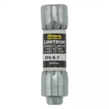 Siguranță fuzibilă rapidă Eaton KTK-R-7 Class CC, 7 A, 600 V AC, capacitate de întrerupere 200 kA, set de 10 bucăți