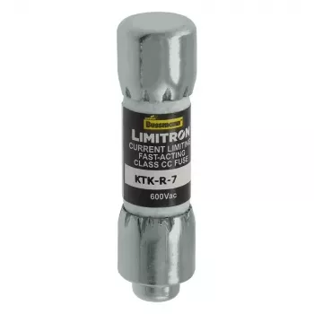 Siguranță fuzibilă rapidă Eaton KTK-R-7 Class CC, 7 A, 600 V AC, capacitate de întrerupere 200 kA, set de 10 bucăți