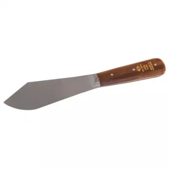 Cuțit pentru chit de geamuri C.K Tools cu mâner din lemn de trandafir T5076