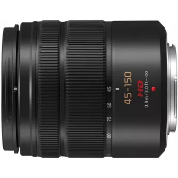 Obiectiv Panasonic Lumix G X Vario 45-150mm f/4.0-5.6 ASPH. MEGA O.I.S. (negru) H-FS45150E-K