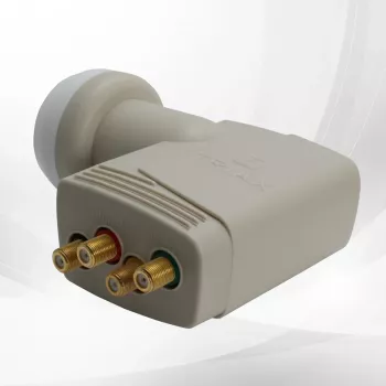 LNB universal Quattro Triax TQT 400 Gold cu 4 ieșiri pentru multiswitch 304873