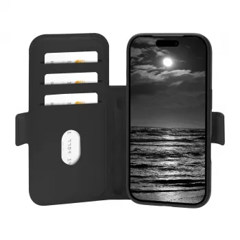 Husă spate din piele DBRAMANTE1928 CopenhagenICON pentru iPhone 18 Pro/17 Pro Midnight