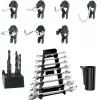 Set cârlige pentru scule raaco 110532 cu cleme, 53 piese, pentru plăci perforate
