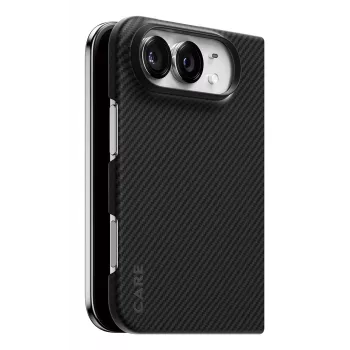 Husă CARE by PanzerGlass Discovery cu MagSafe pentru iPhone Fold (2026), neagră/gri (CR83510)