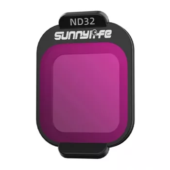 Filtru Flip ND32 Sunnylife pentru DJI Osmo Pocket 3 – filtru de densitate neutră magnetic, reducere a luminii cu 5 trepte, sticlă optică cu tratament multiplu