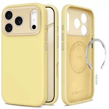 Husă MagSafe TECH-PROTECT UNIQ CC pentru iPhone 17 Pro / 18 Pro, Mellow Yellow