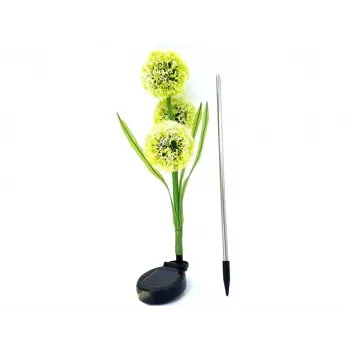 Lampă decorativă solară de grădină LED Forever Light Sunari FLS-95 cu efect de flacără pâlpâitoare, 3000K albă cald, IP65, 600mAh
